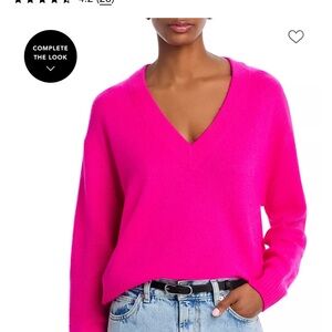 AQUA Cashmere Women’s Sleeve Sweater Size XXL